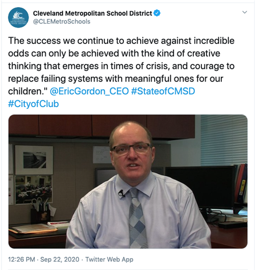 Eric Gordon State of the Schools Speech 